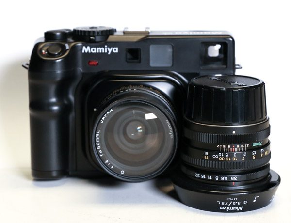 Medium format film camera